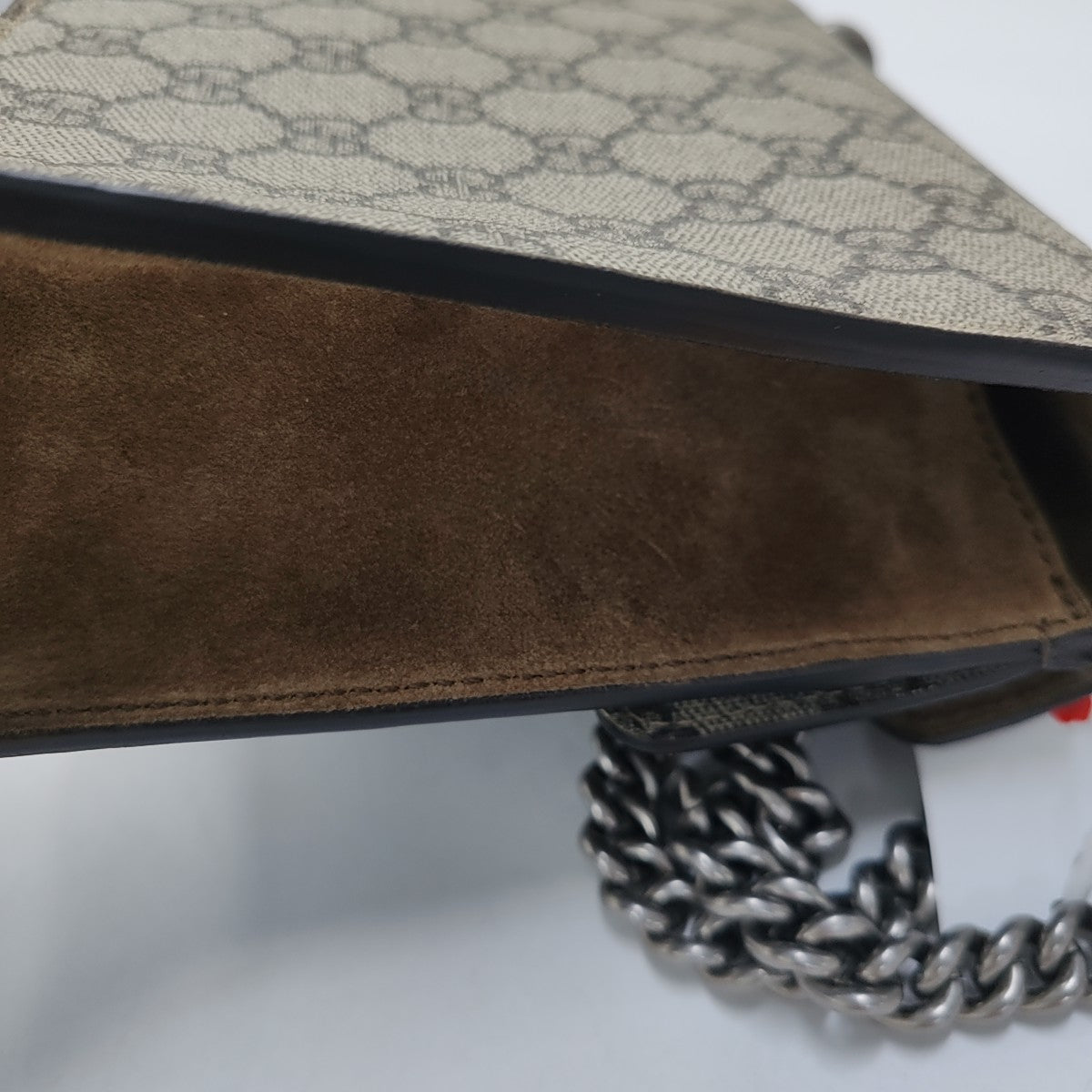 Dionysus Mini Monogram Coated Canvas Beige