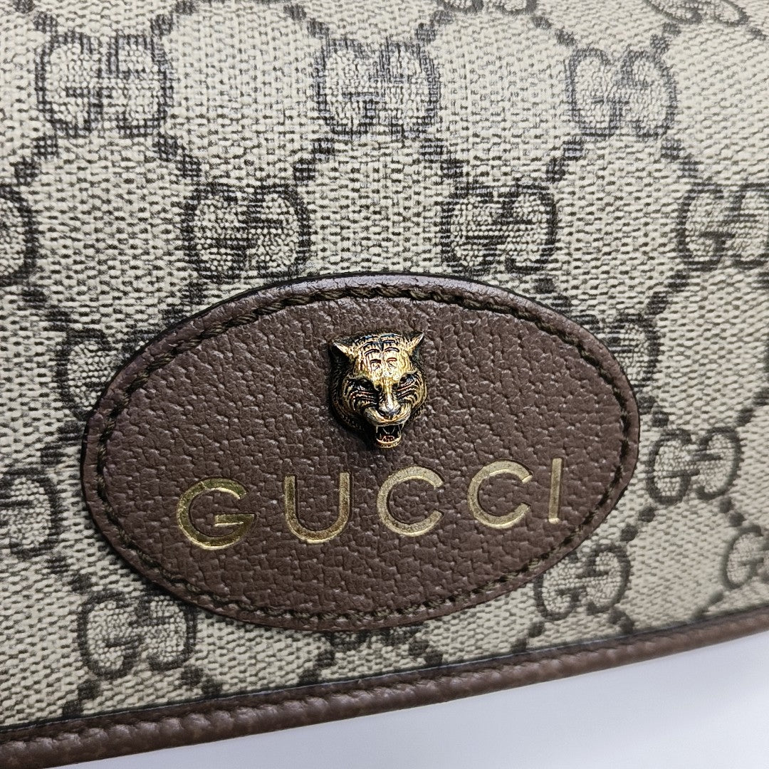 Neo Vintage Monogram Coated Canvas Beige