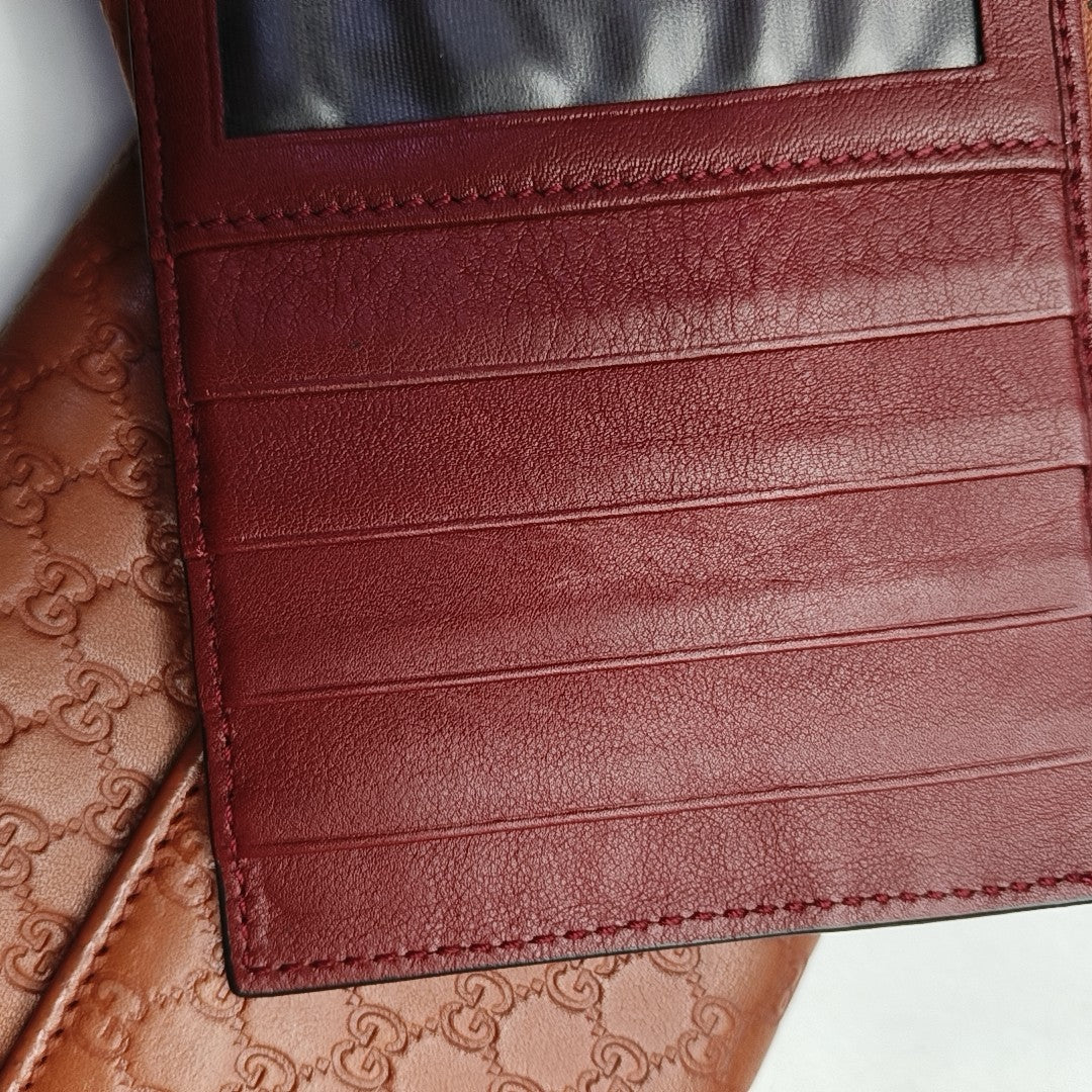 Monogram Calfskin Wallet Brown
