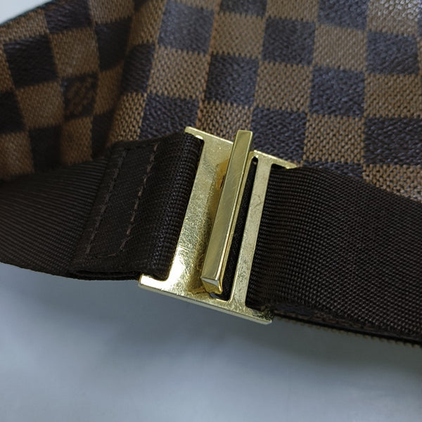 GÉRONIMOS Damier Ebene Coated Canvas Brown