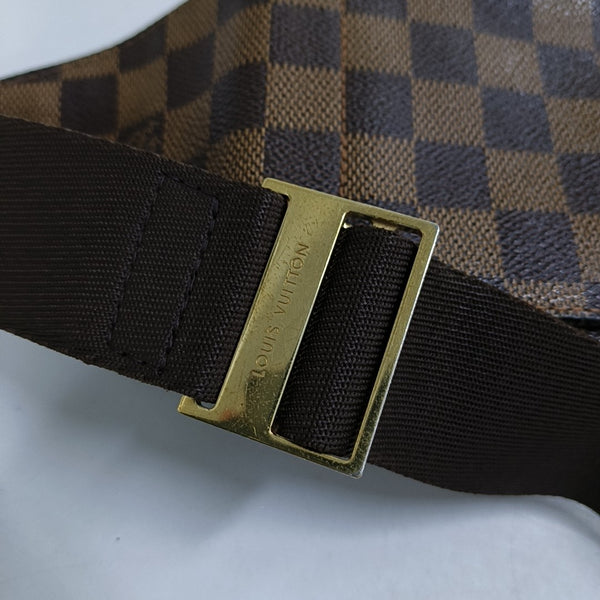 GÉRONIMOS Damier Ebene Coated Canvas Brown