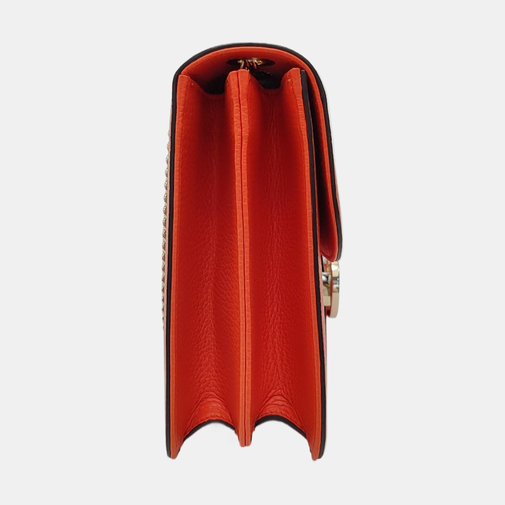 Authenticated pre-owned  Interlocking G Large Calfskin Orange - Crossbody Bag at Looply