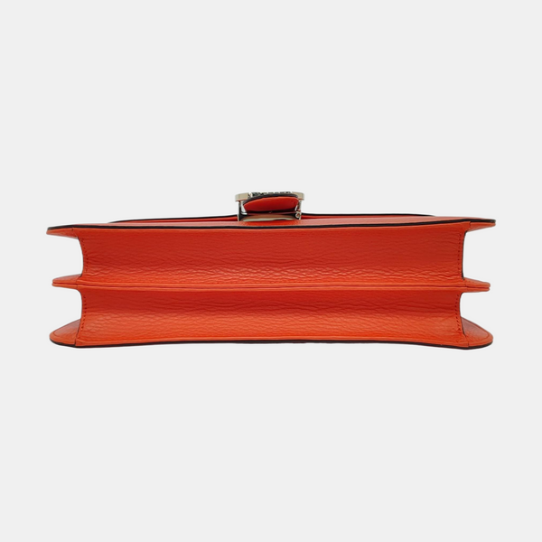 Authenticated pre-owned  Interlocking G Large Calfskin Orange - Crossbody Bag at Looply