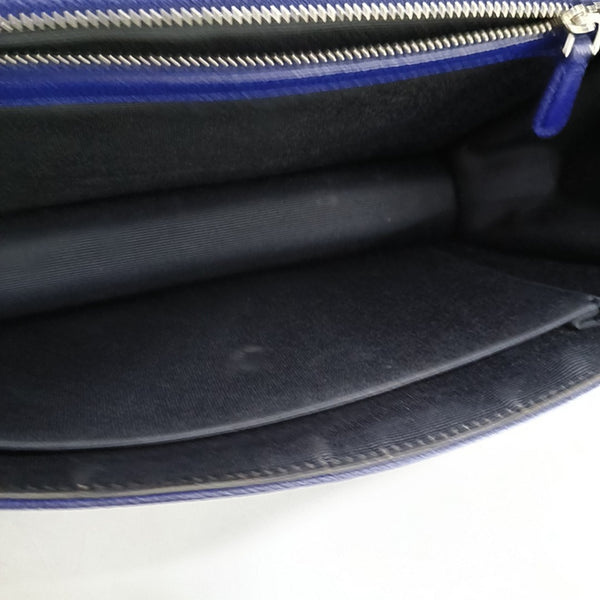 Diorama Medium Calfskin Blue