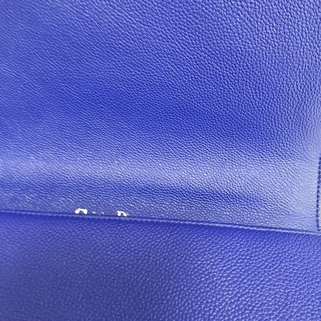 Diorama Medium Calfskin Blue