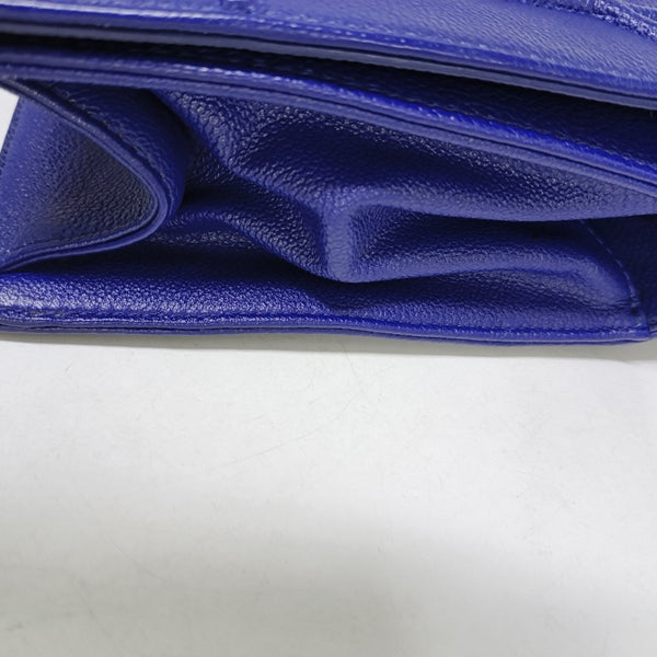 Diorama Medium Calfskin Blue