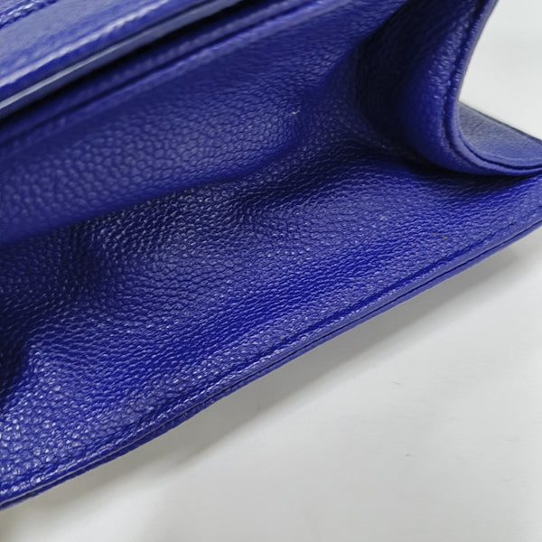 Diorama Medium Calfskin Blue