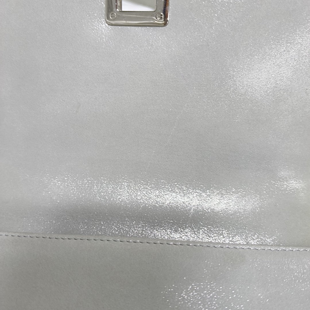 Diorama Small Cannage Calfskin Silver