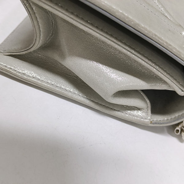 Diorama Small Cannage Calfskin Silver