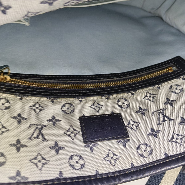 MARY KATE Monogram Canvas Blue