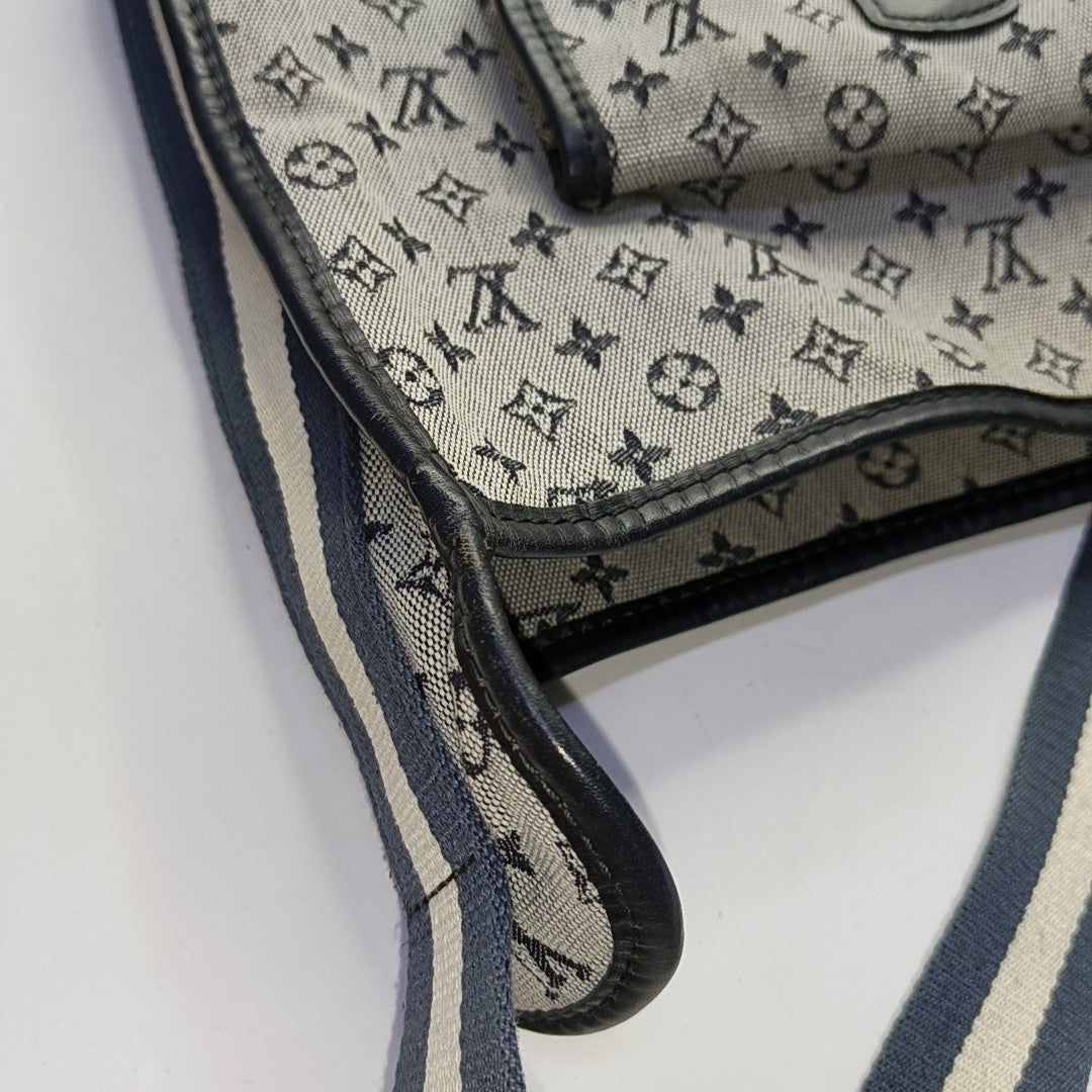 MARY KATE Monogram Canvas Blue