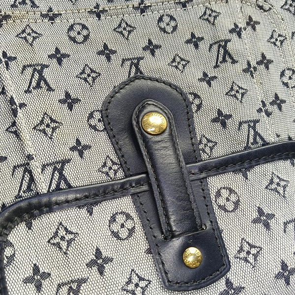 MARY KATE Monogram Canvas Blue