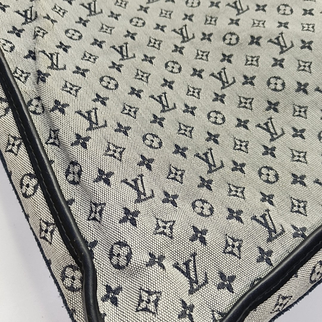 MARY KATE Monogram Canvas Blue