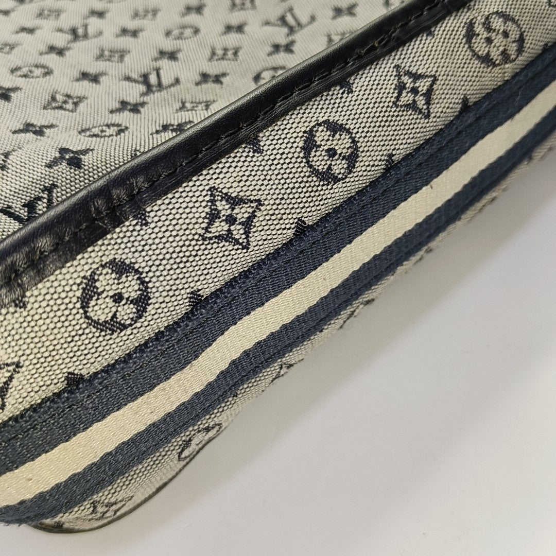 MARY KATE Monogram Canvas Blue