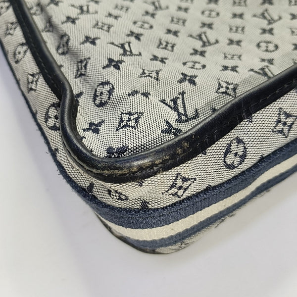 MARY KATE Monogram Canvas Blue