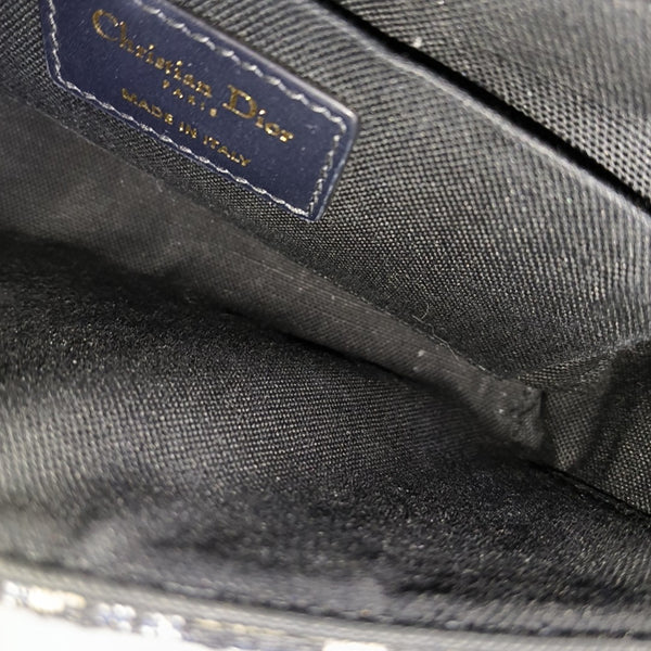 30 Montaigne Mini Oblique Canvas Blue