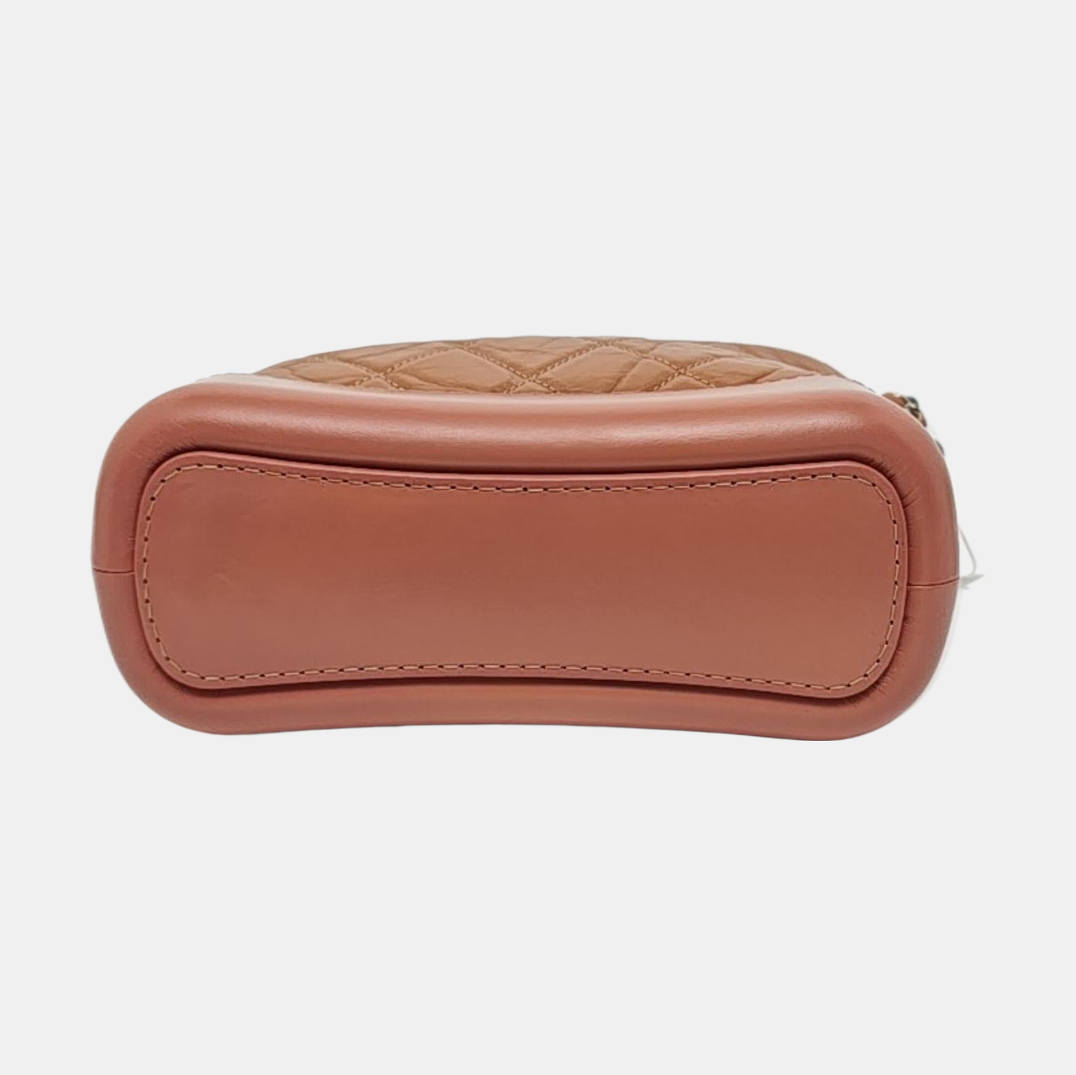 Authenticated pre-owned  Gabrielle Small Quilted Calfskin Beige - Crossbody Bag at Looply