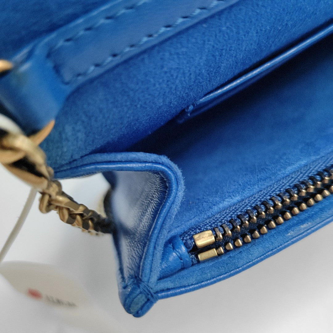 Dioraddict Cannage Lambskin Blue