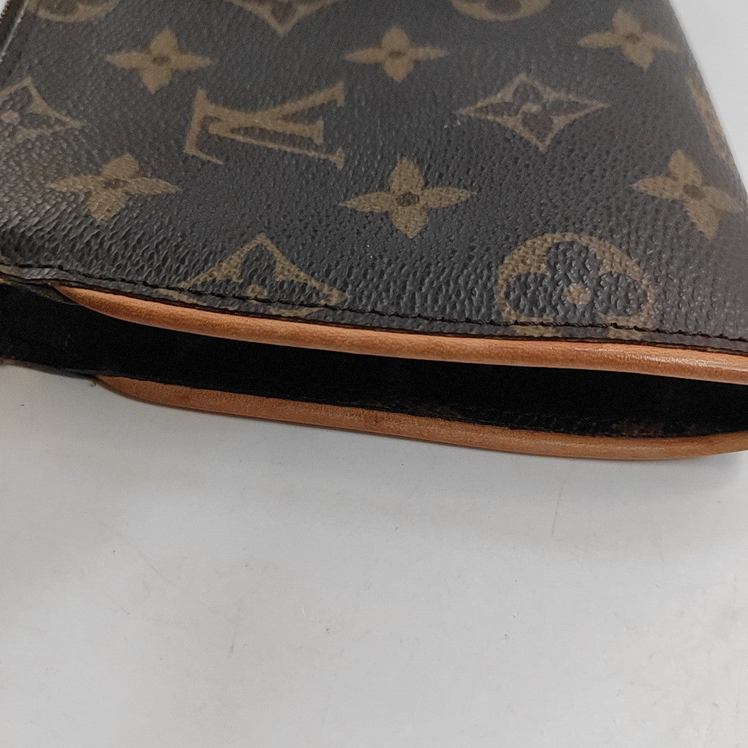 EVA Damier Ebene Coated Canvas Brown