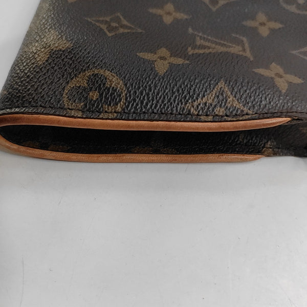 EVA Damier Ebene Coated Canvas Brown
