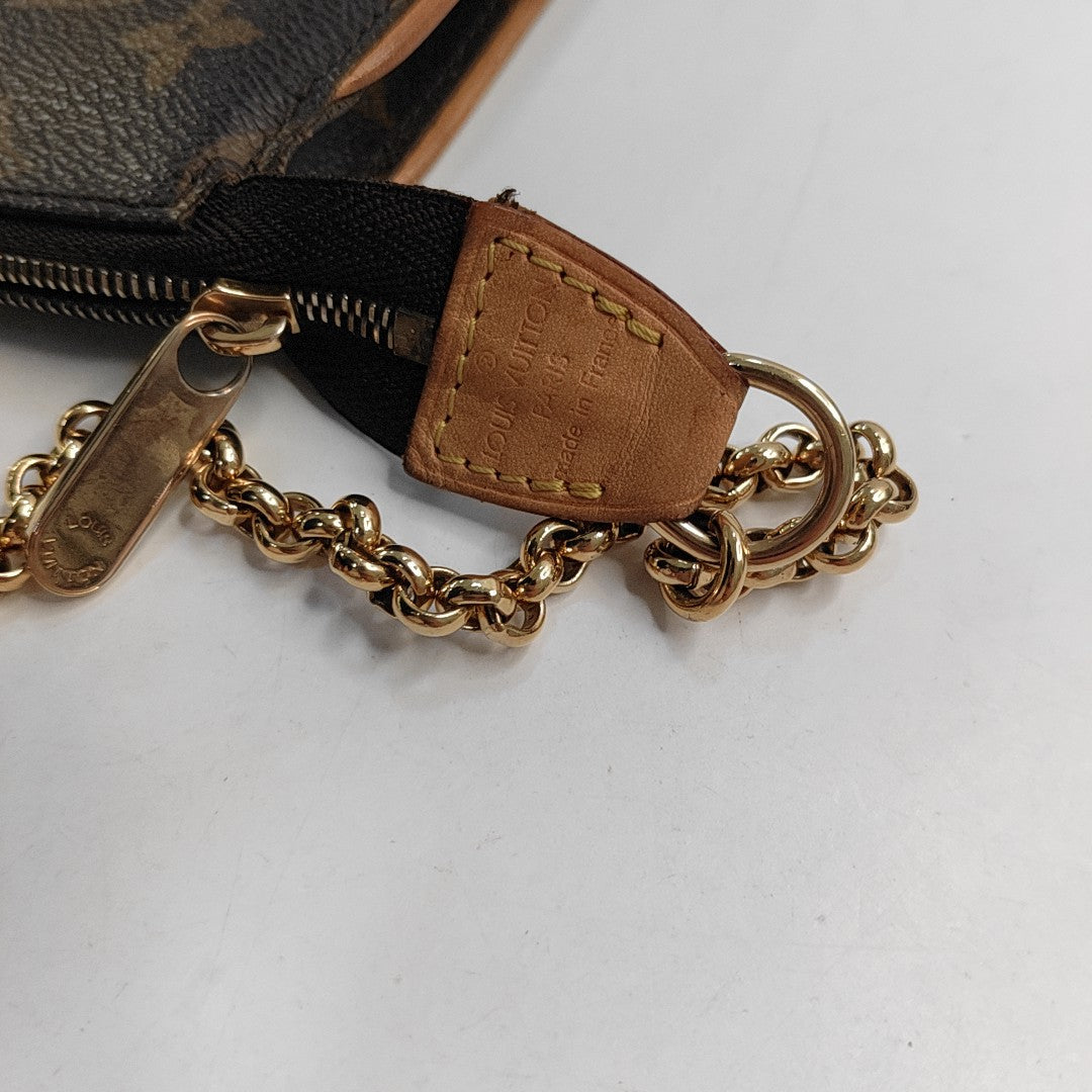 EVA Damier Ebene Coated Canvas Brown