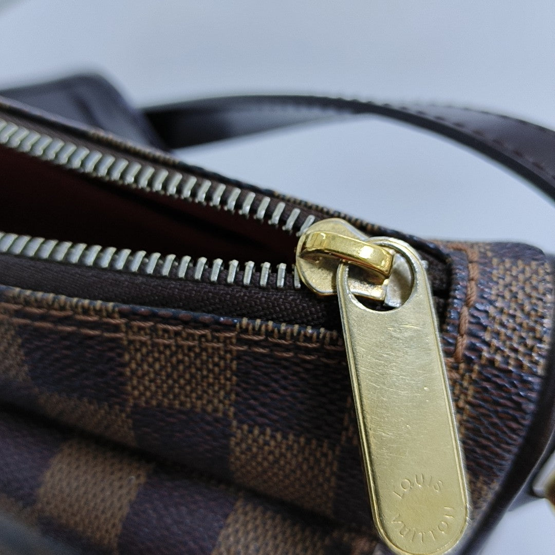 RAVELLO GM Damier Ebene Coated Canvas Brown