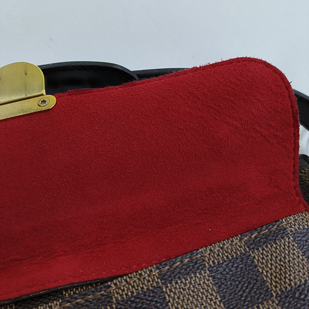 RAVELLO GM Damier Ebene Coated Canvas Brown