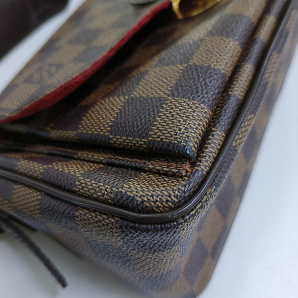 RAVELLO GM Damier Ebene Coated Canvas Brown