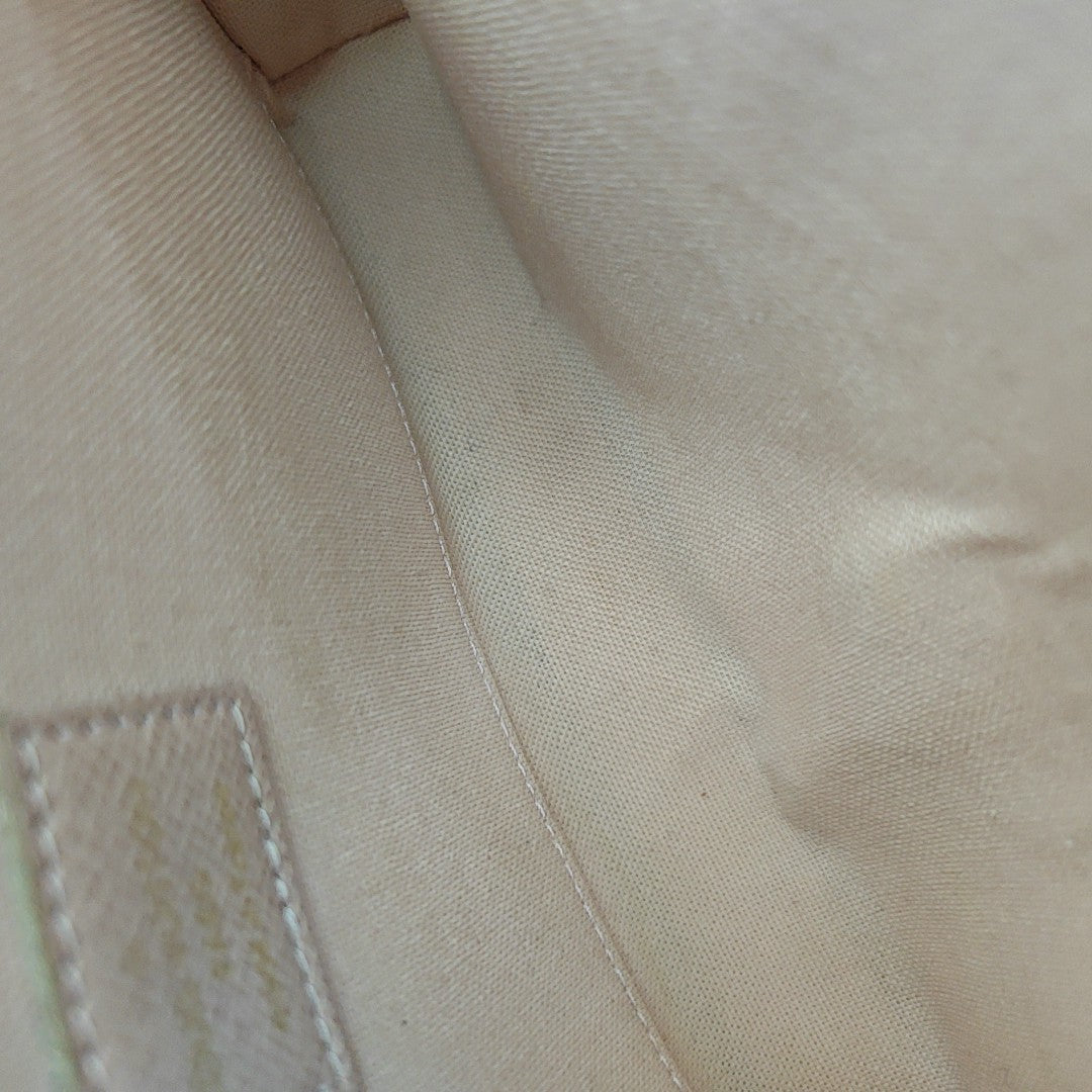 Authenticated pre-owned  Félicie Damier Azur Coated Canvas White - Crossbody Bag at Looply