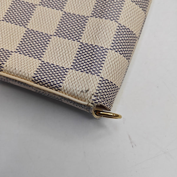 Authenticated pre-owned  Félicie Damier Azur Coated Canvas White - Crossbody Bag at Looply
