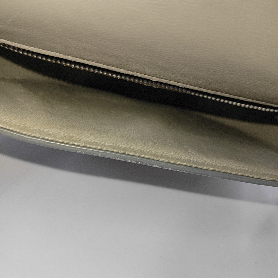 TROTTEUR Small Calfskin Gray