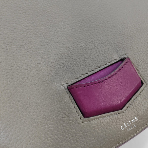 TROTTEUR Small Calfskin Gray
