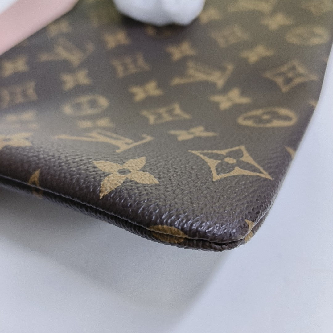 DAILY Monogram Coated Canvas Brown