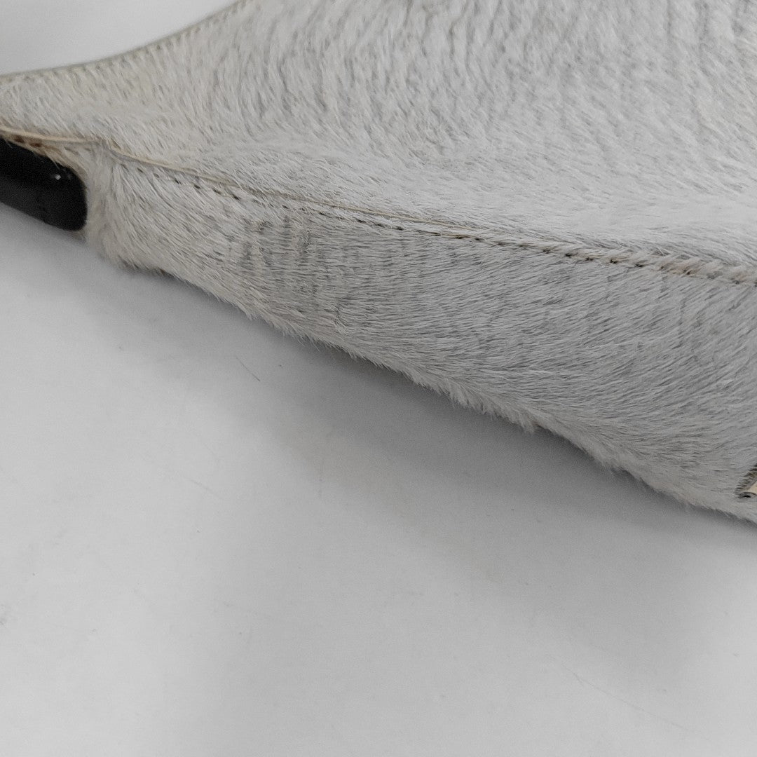 Hobo Mini Horsehair White