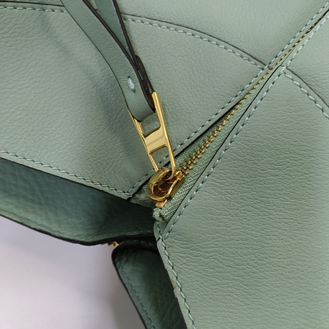 Hammock Small Calfskin Green