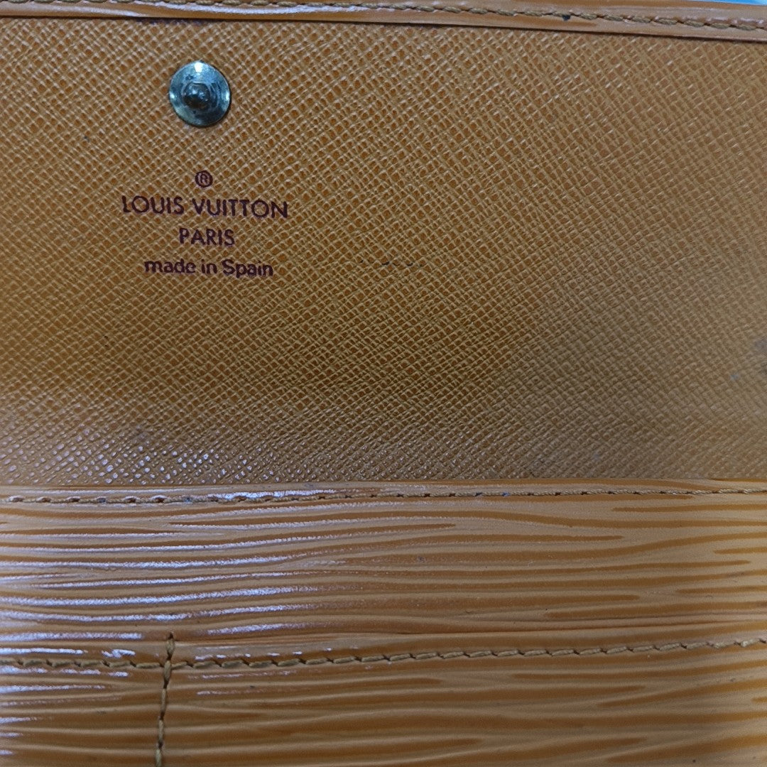 PORTE MONNAIE Epi Yellow