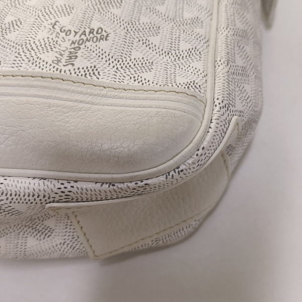 Belvedere Coated Canvas White