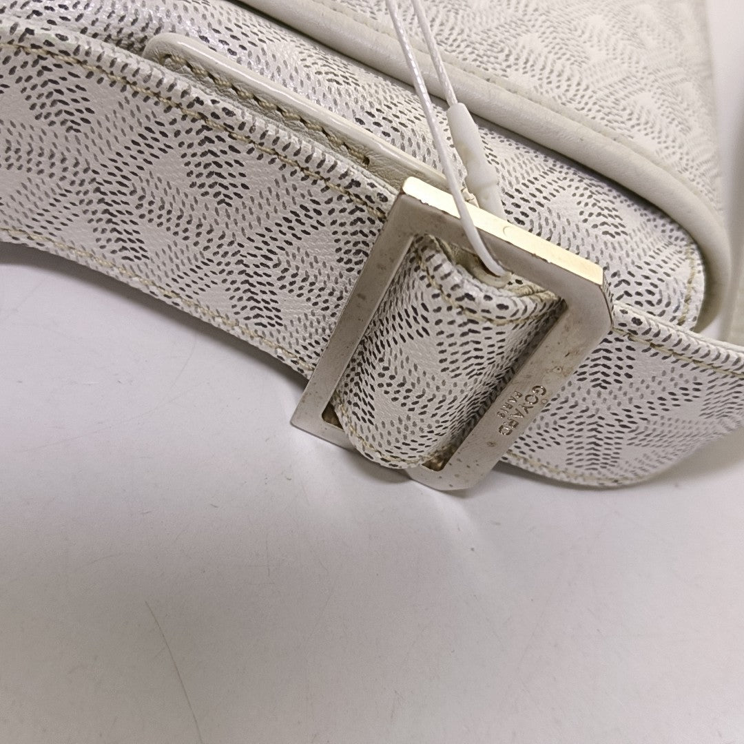Belvedere Coated Canvas White