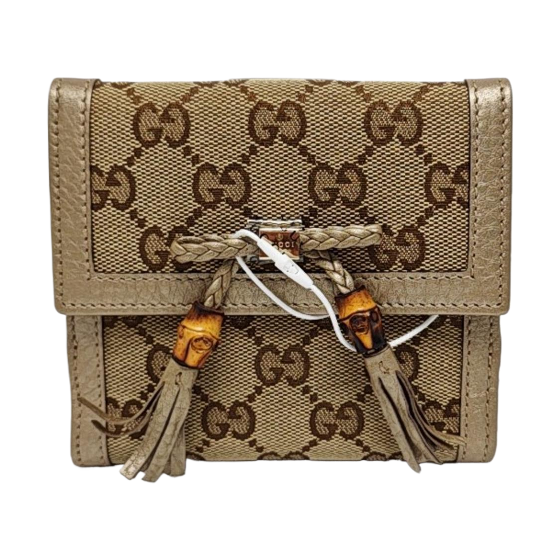 Authenticated pre-owned  Bamboo 1947 Monogram Canvas Beige Wallet - Wallet at Looply