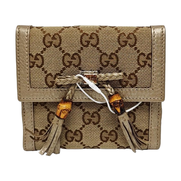 Authenticated pre-owned  Bamboo 1947 Monogram Canvas Beige Wallet - Wallet at Looply