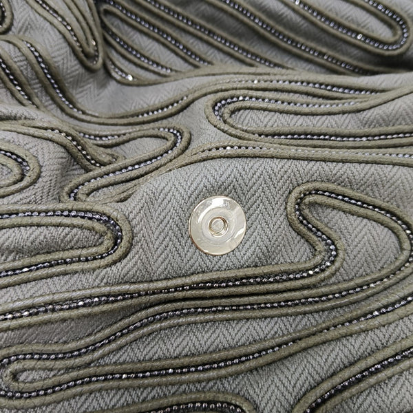 CHANDRA Quilted Fabric Green