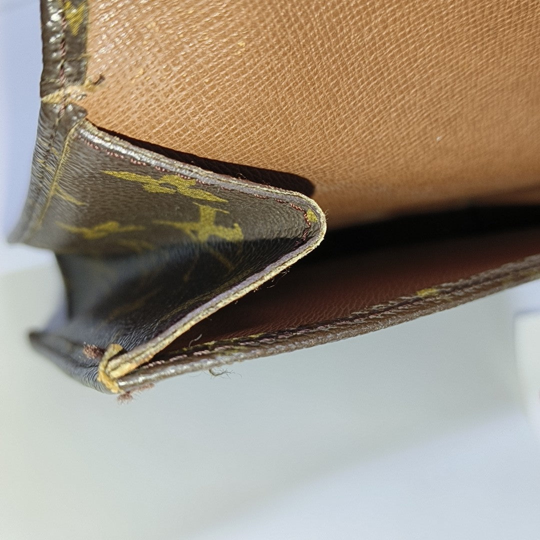 POCHETTE RABAT Monogram Coated Canvas Brown
