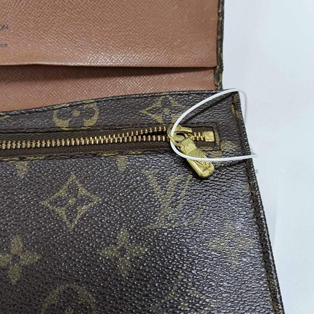 POCHETTE RABAT Monogram Coated Canvas Brown