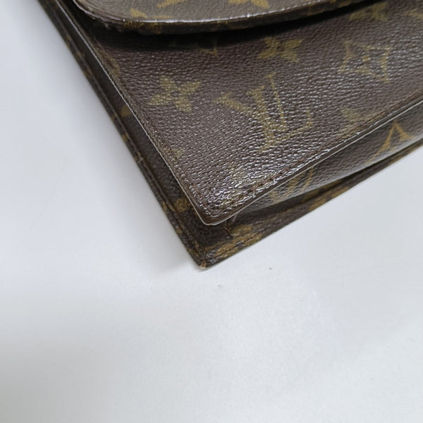 POCHETTE RABAT Monogram Coated Canvas Brown