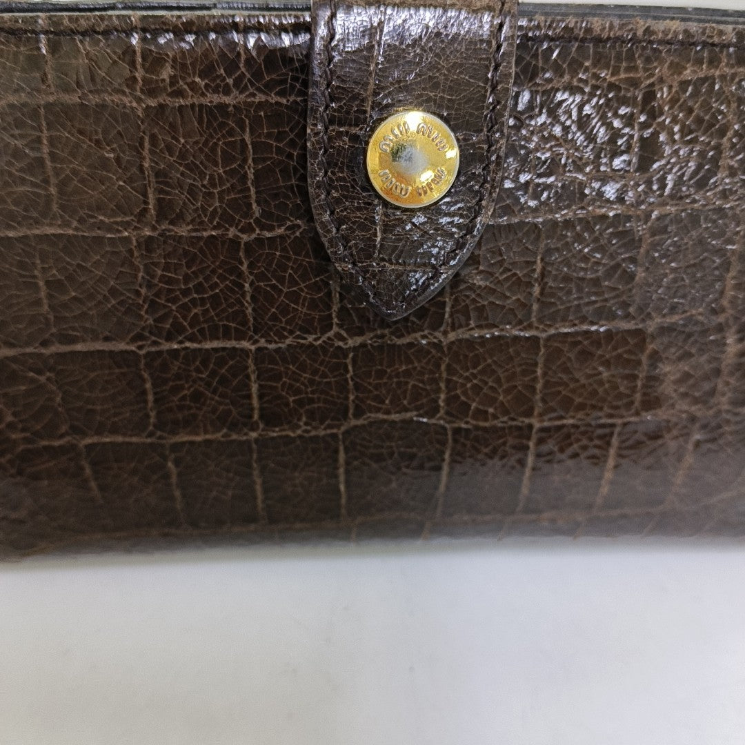 Calfskin Wallet Brown