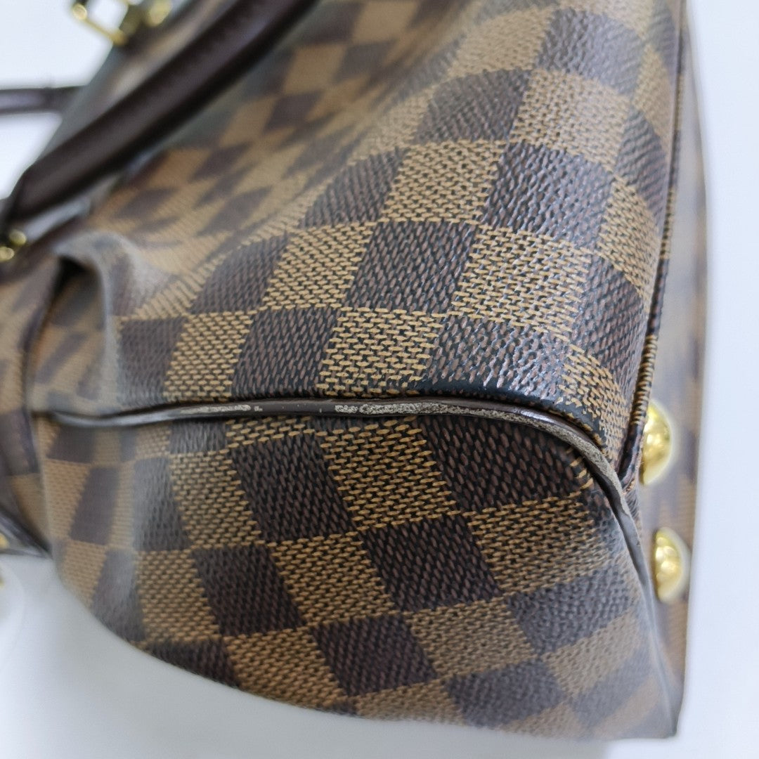 TREVI PM Damier Ebene Coated Canvas Brown