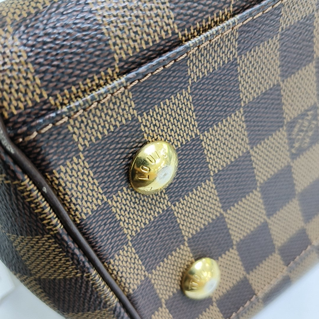 TREVI PM Damier Ebene Coated Canvas Brown