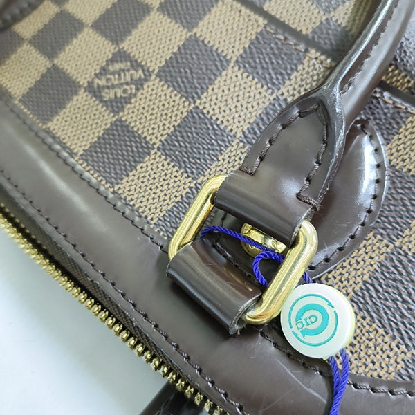 TREVI PM Damier Ebene Coated Canvas Brown