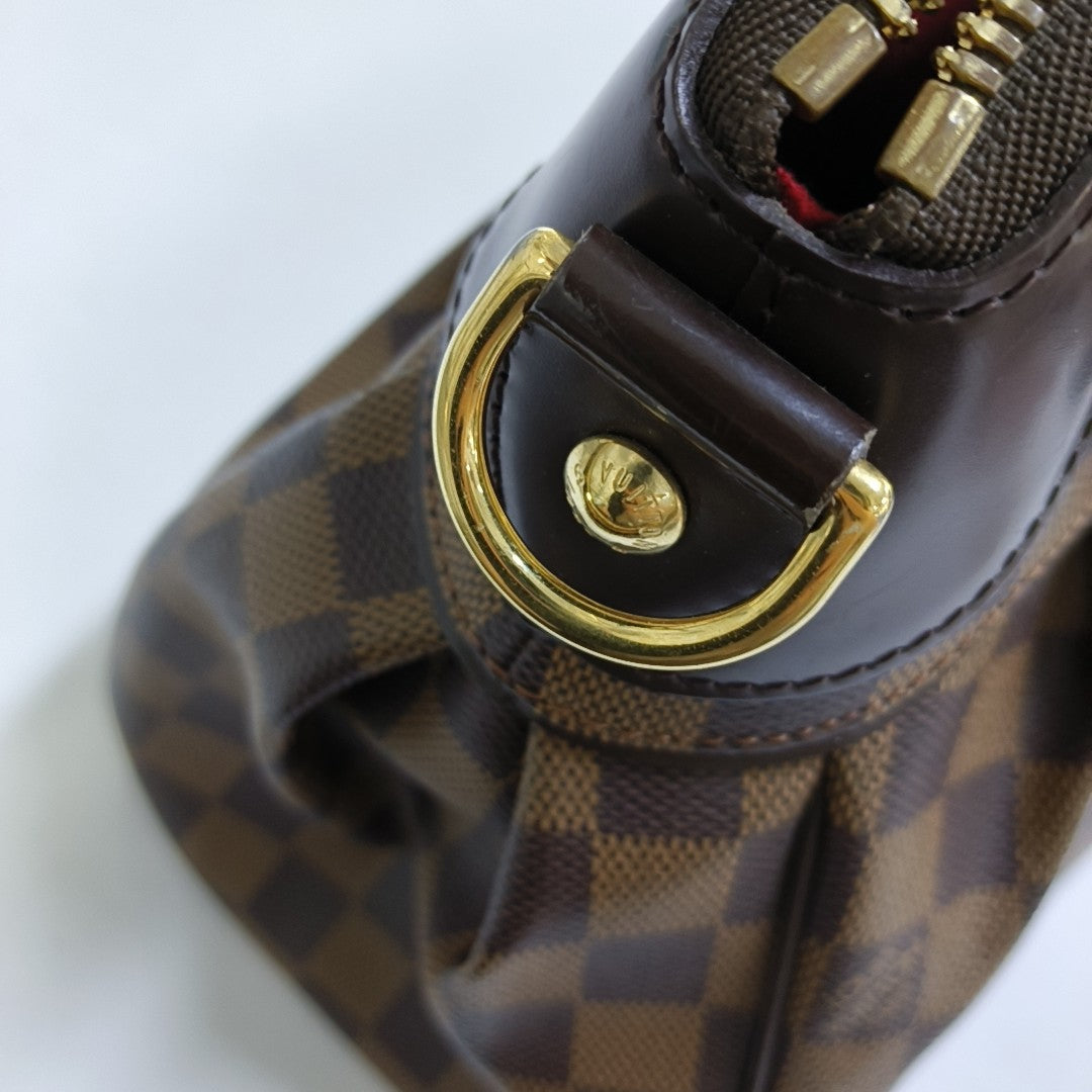 TREVI PM Damier Ebene Coated Canvas Brown