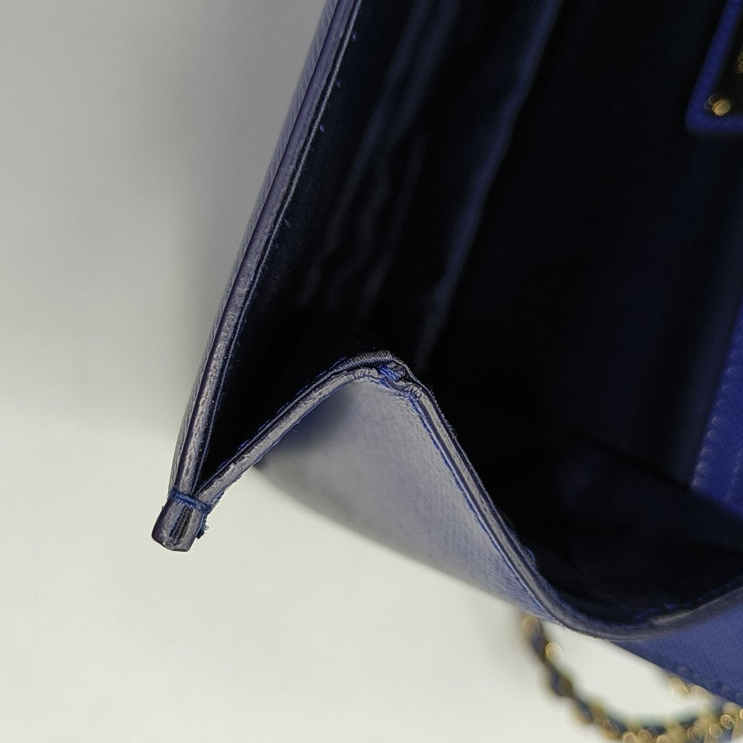Ginny Calfskin Blue